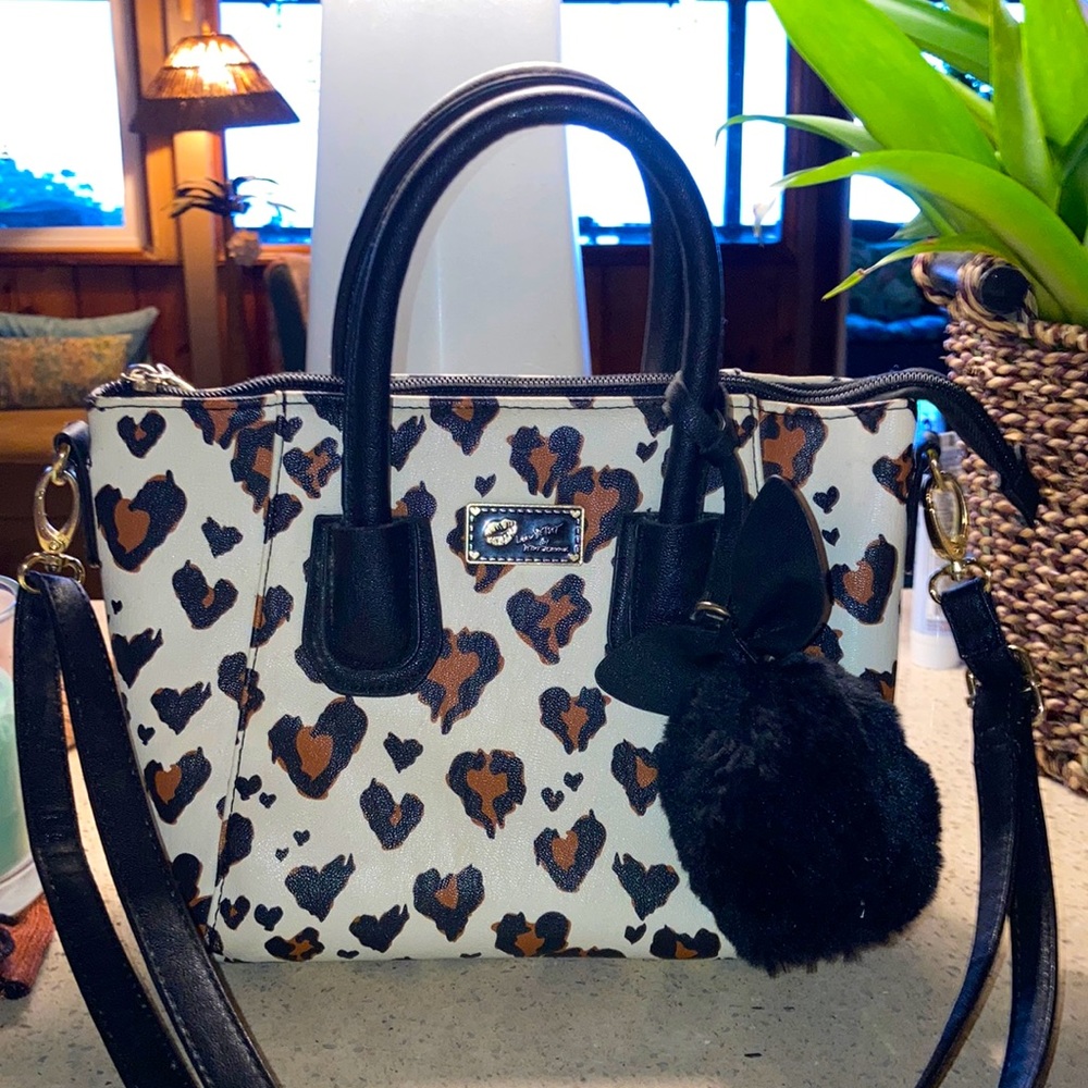 Mini Betsey Johnson Cheetah print bag